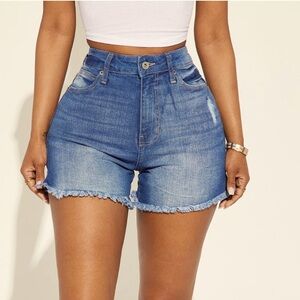 FN denim shorts